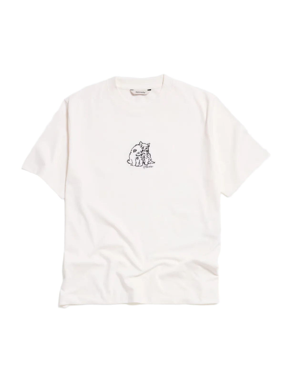 Kjerag Embroidery Tee - White