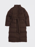 Holzweiler W Tech Wool Down Coat - Mörkbrun