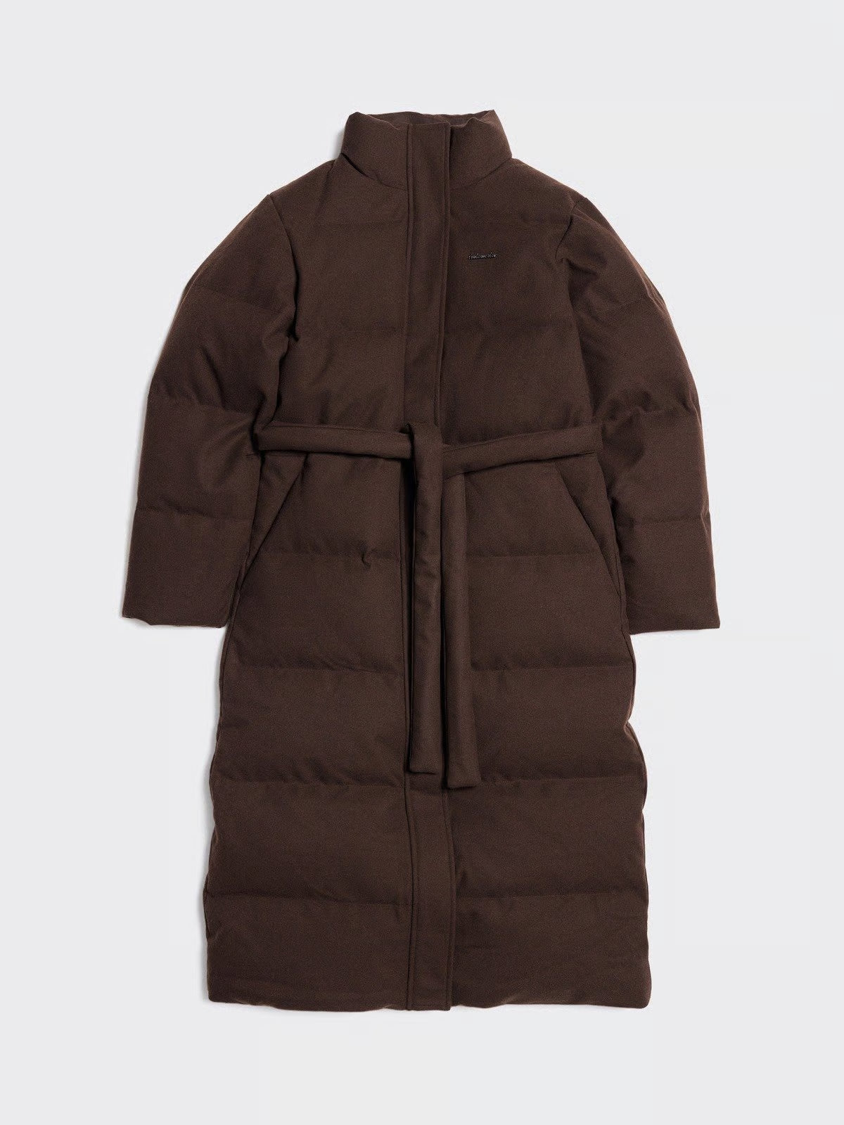 Holzweiler W Tech Wool Down Coat - Mörkbrun