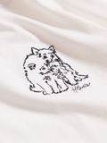 Kjerag Embroidery Tee - White