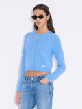 W. Cashmere Cardigan - Blå