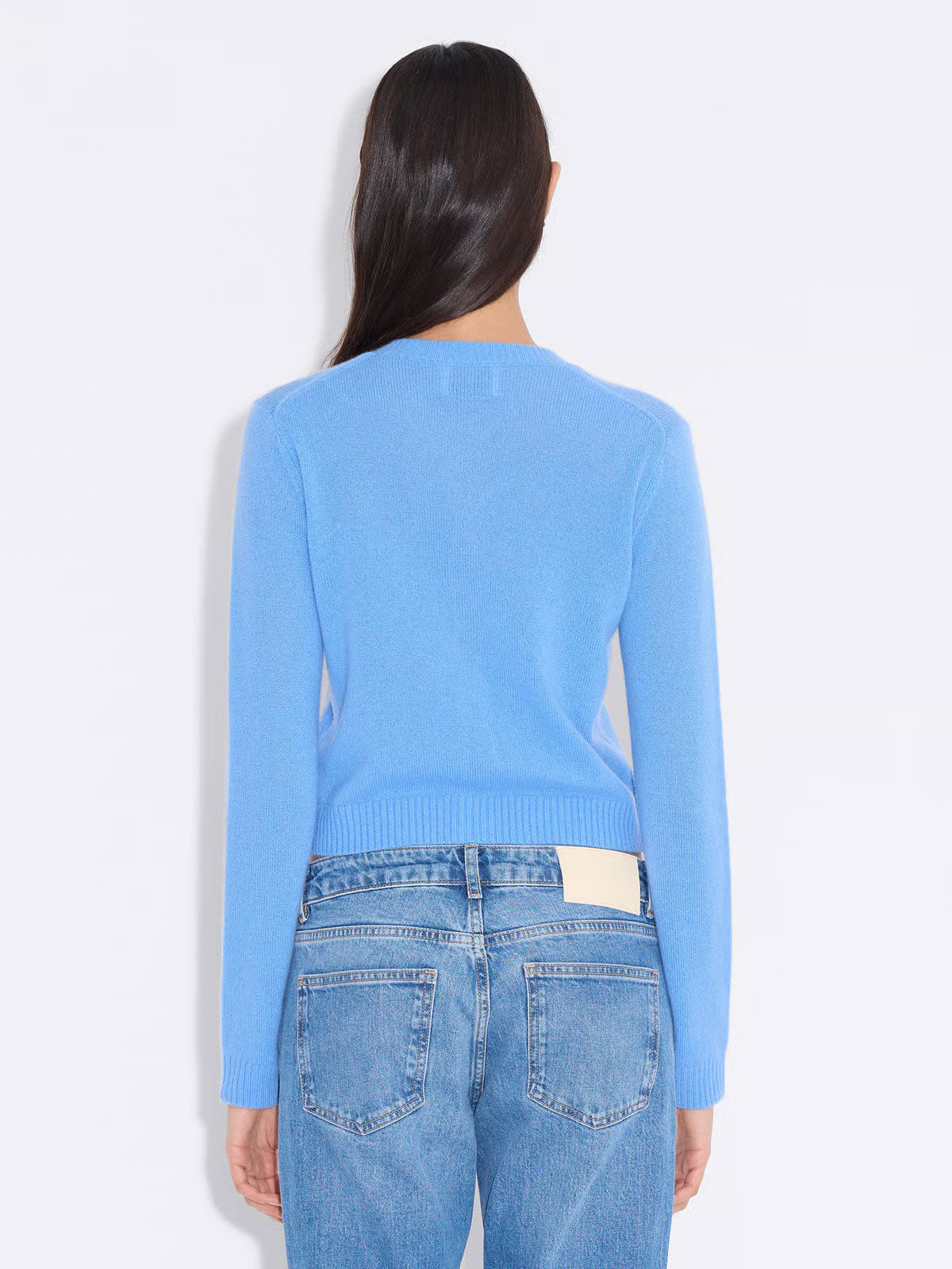 W. Cashmere Cardigan - Blå