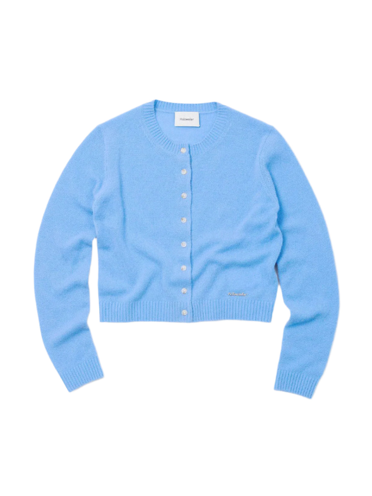 W. Cashmere Cardigan - Blå
