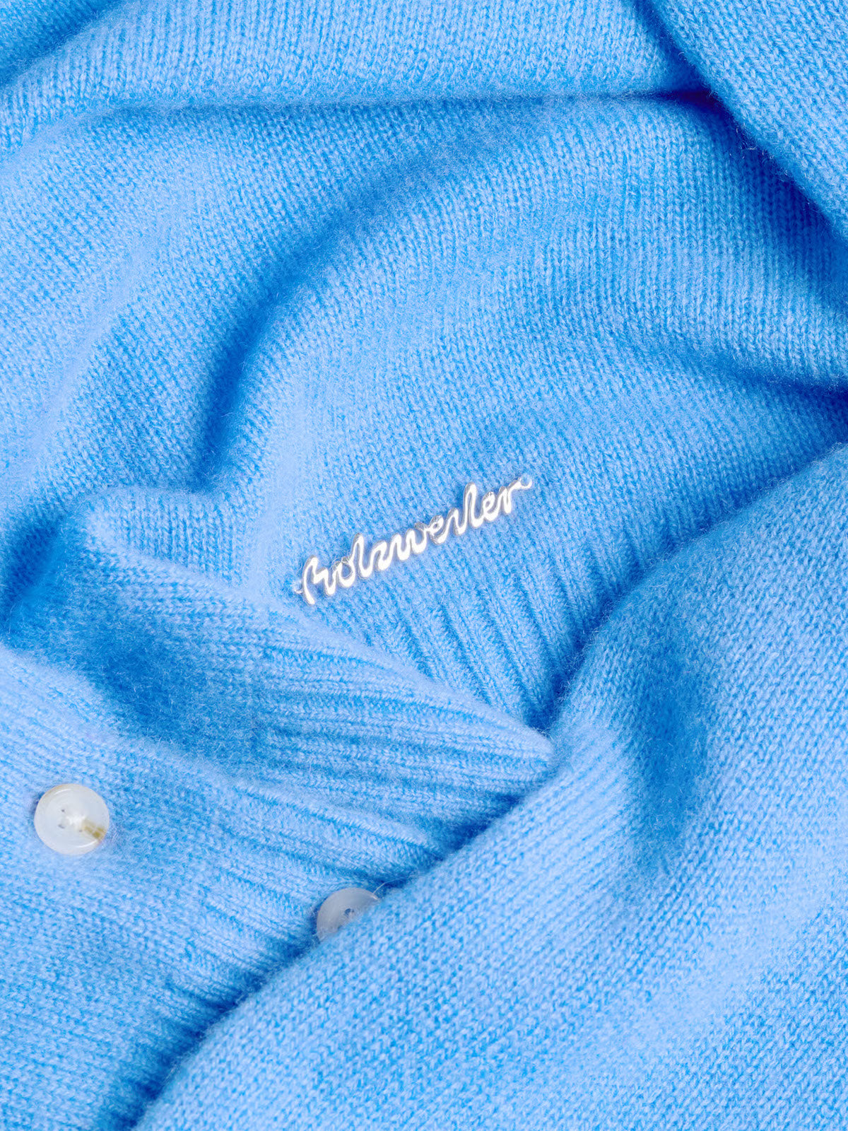 W. Cashmere Cardigan - Blå