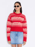 Hot Cropped Crew - Röd