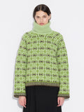 Holzweiler Norwegian Wool Turtleneck - Green Mix