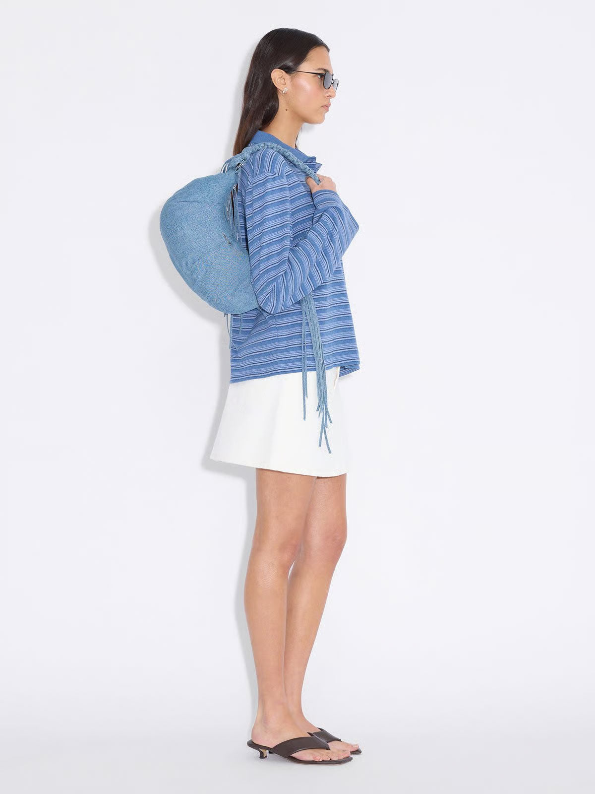 Cocoon Denim Small Bag - Mellanblå