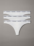 Calvin Klein Stringtrosa 3-pack - Vit