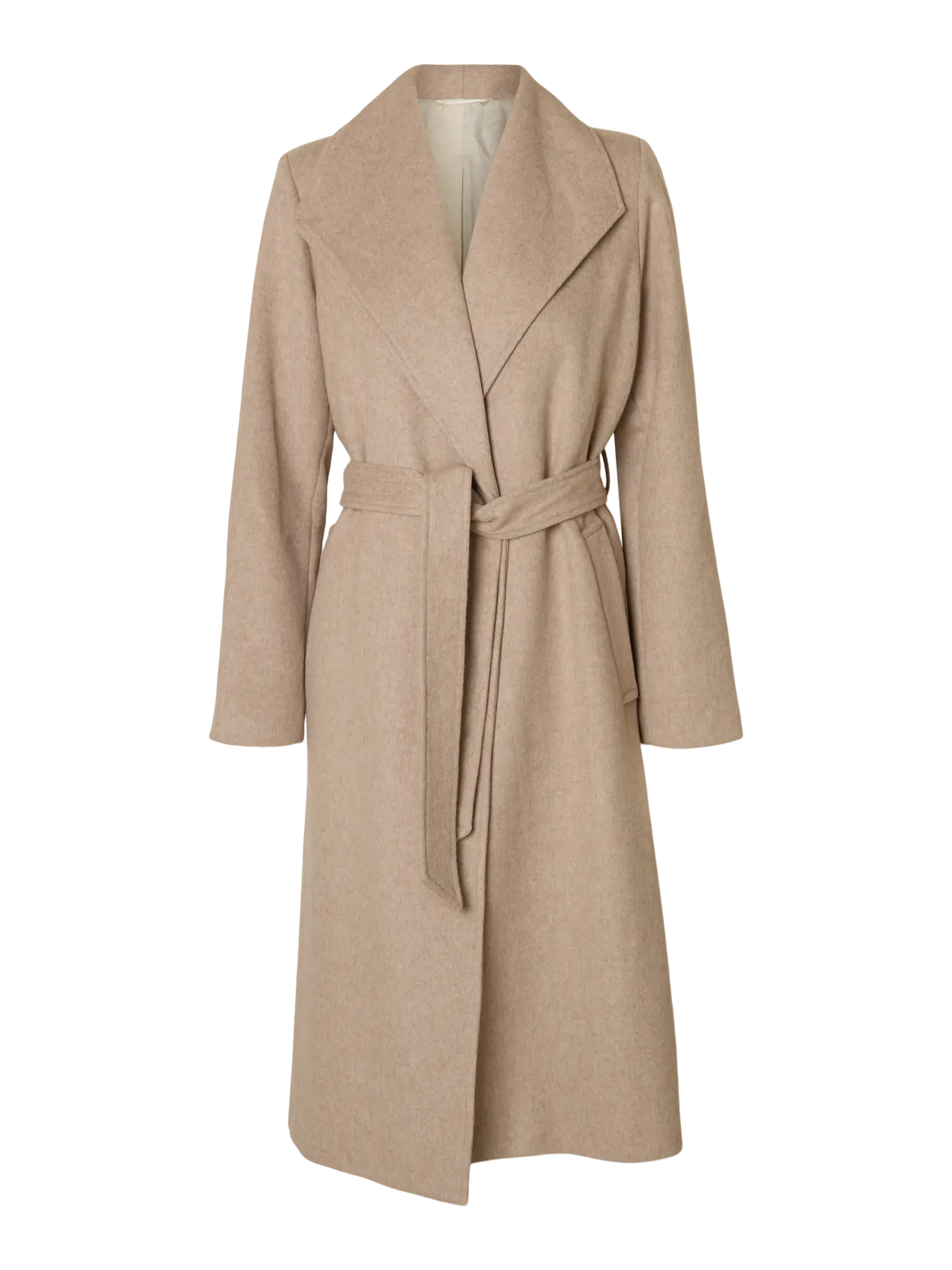 Rosa Wool Blend Kappa - Sandshell Melange