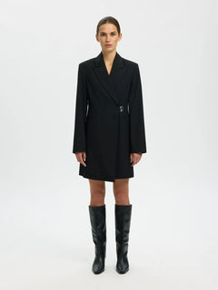 Lisa Blazer Dress - Black