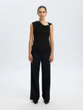 Olga Sl Slim Top - Svart