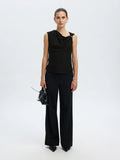 Olga Sl Slim Top - Svart