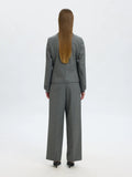 Rita Lano Blazer - Medium Grey Melange