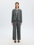 Rita Lano Blazer - Medium Grey Melange
