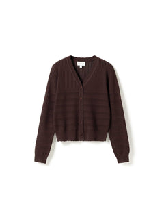 N-Margrit Knit Cardigan - Mahogany
