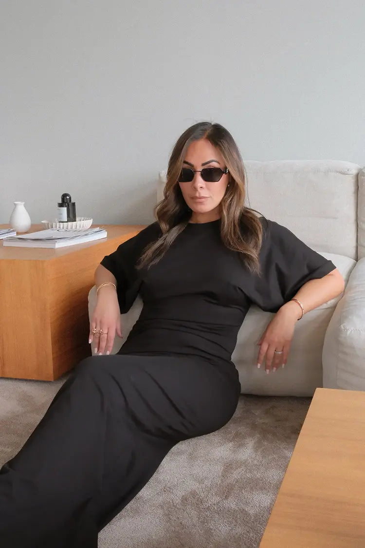 Dna Long Dress - Svart