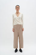 ImimiIW Wrap Pullover - Vanilla