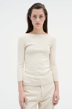 ImimiIW SS Pullover - Vanilla
