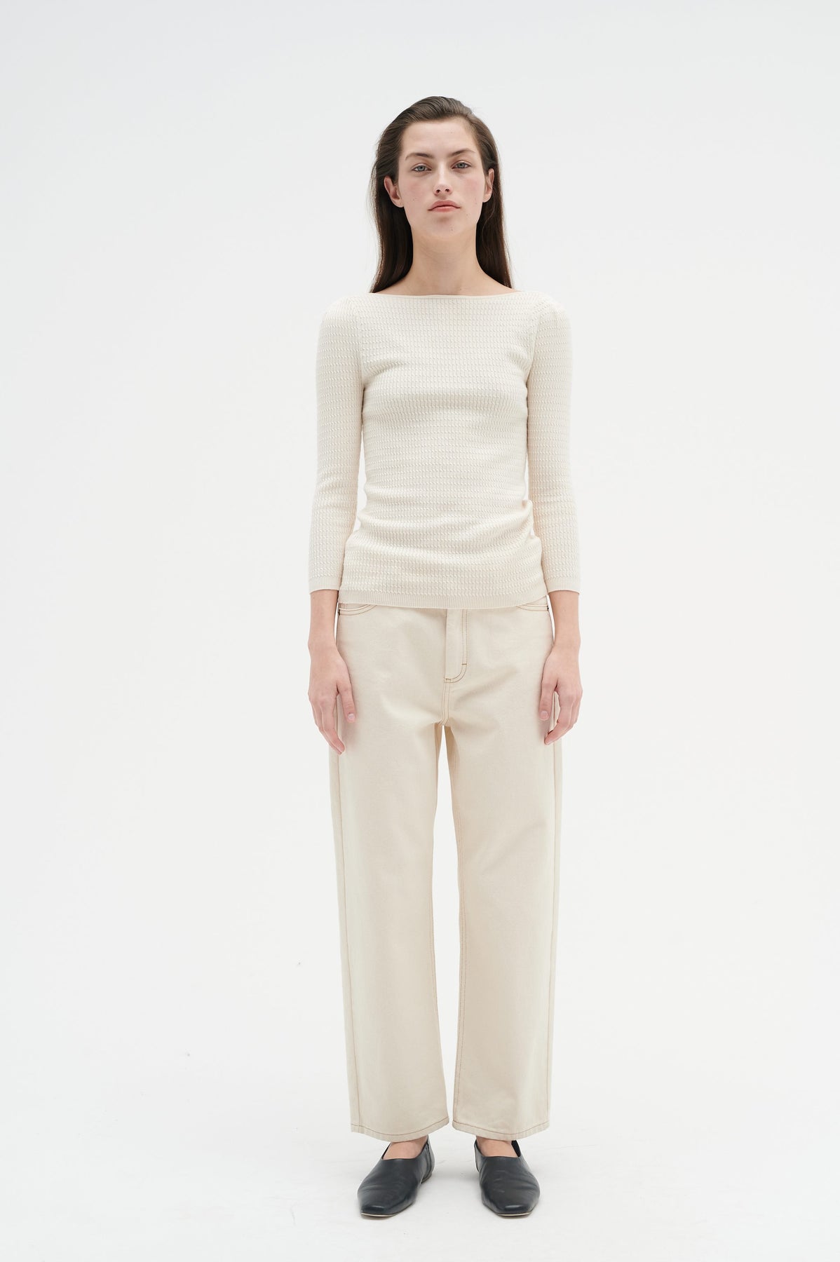 ImimiIW SS Pullover - Vanilla