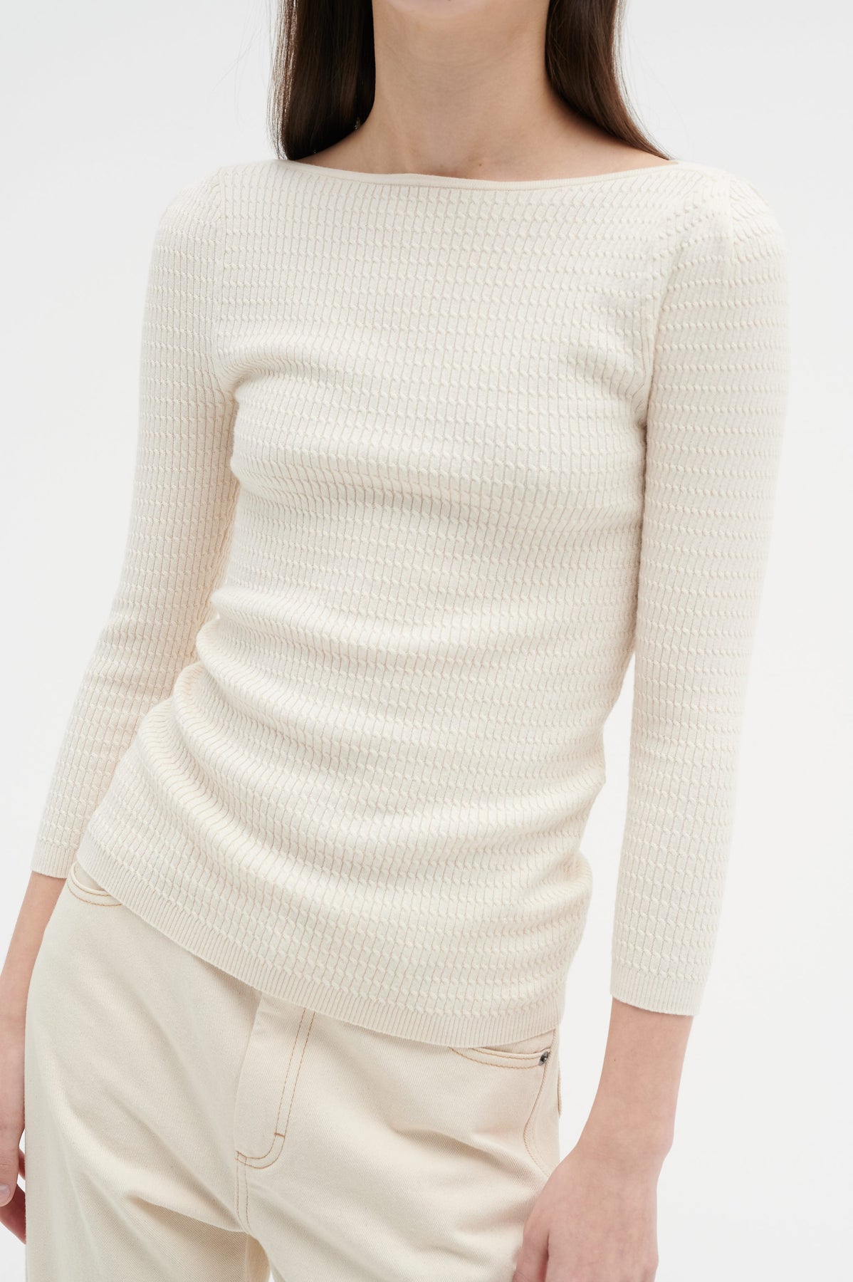 ImimiIW SS Pullover - Vanilla