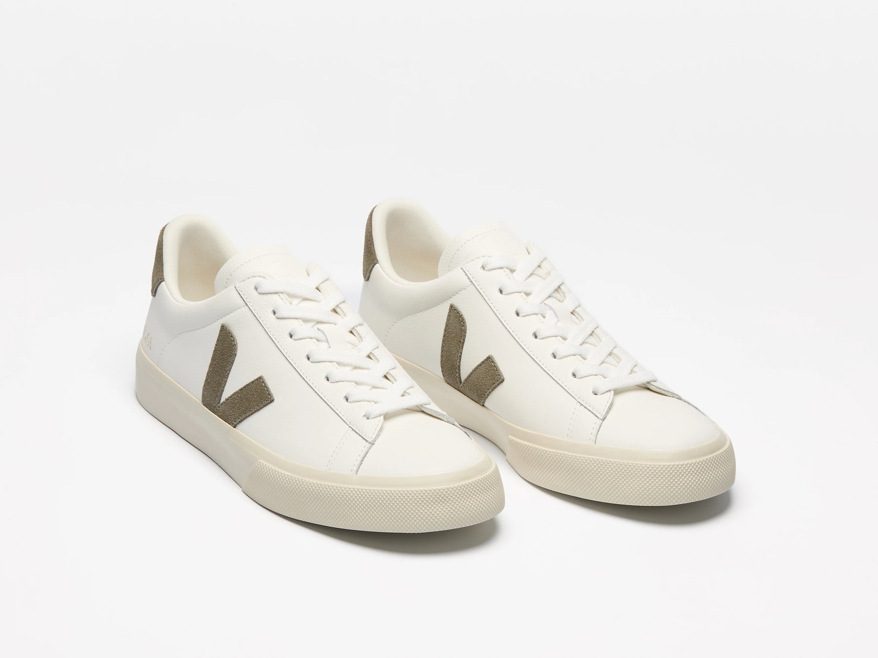 Veja Campo Chromefree Leather - Extra White Khaki
