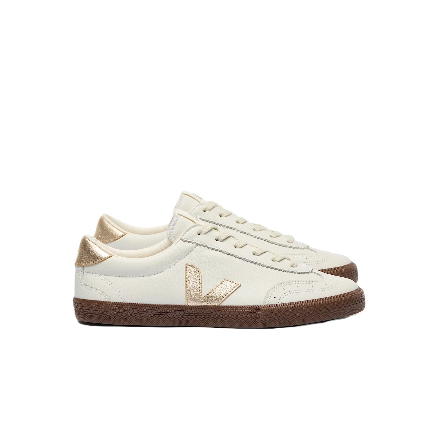 Volley O.T. Leather - White Platine Bark