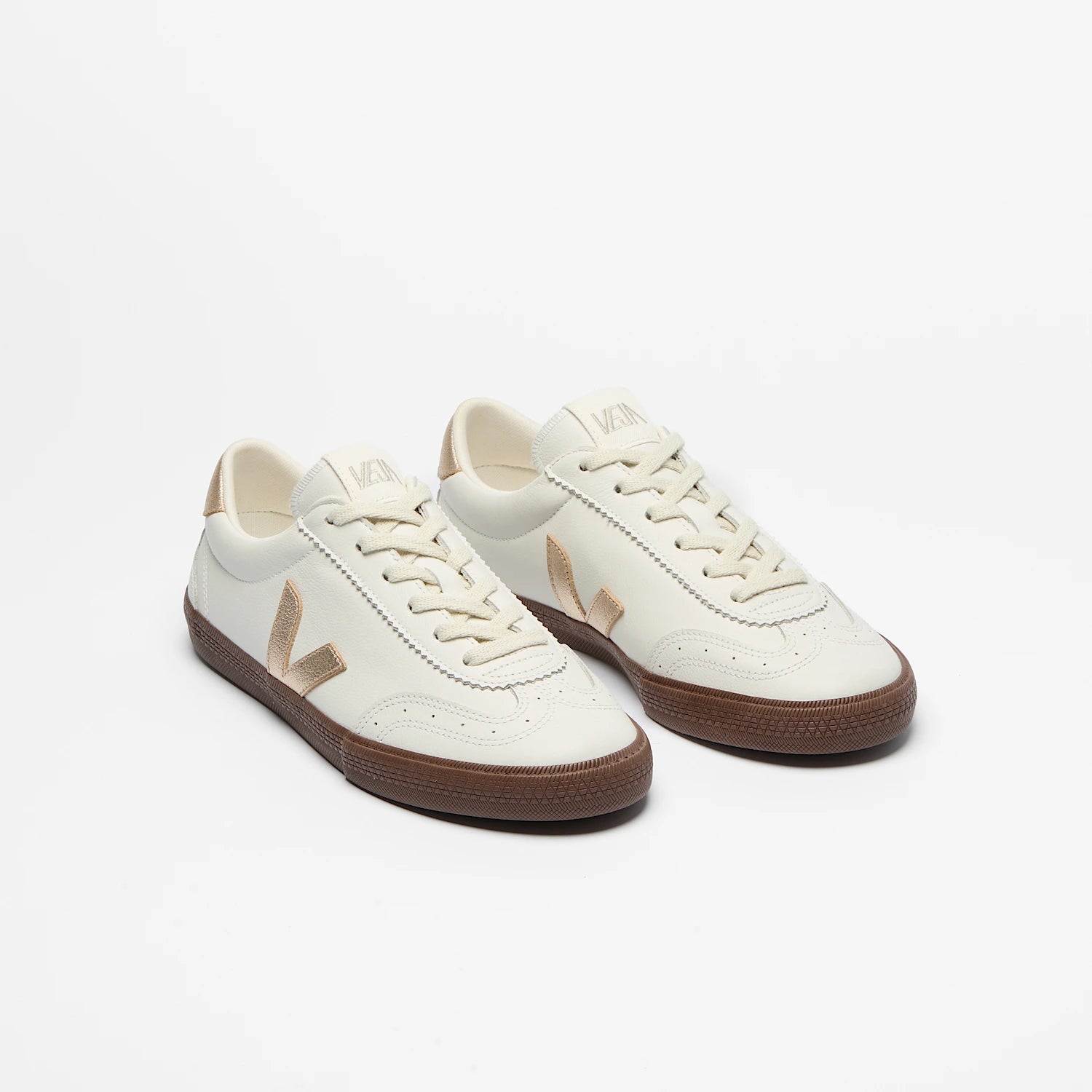 Volley O.T. Leather - White Platine Bark