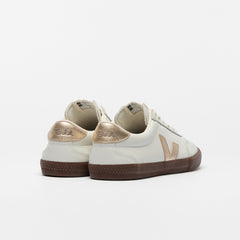 Volley O.T. Leather - White Platine Bark