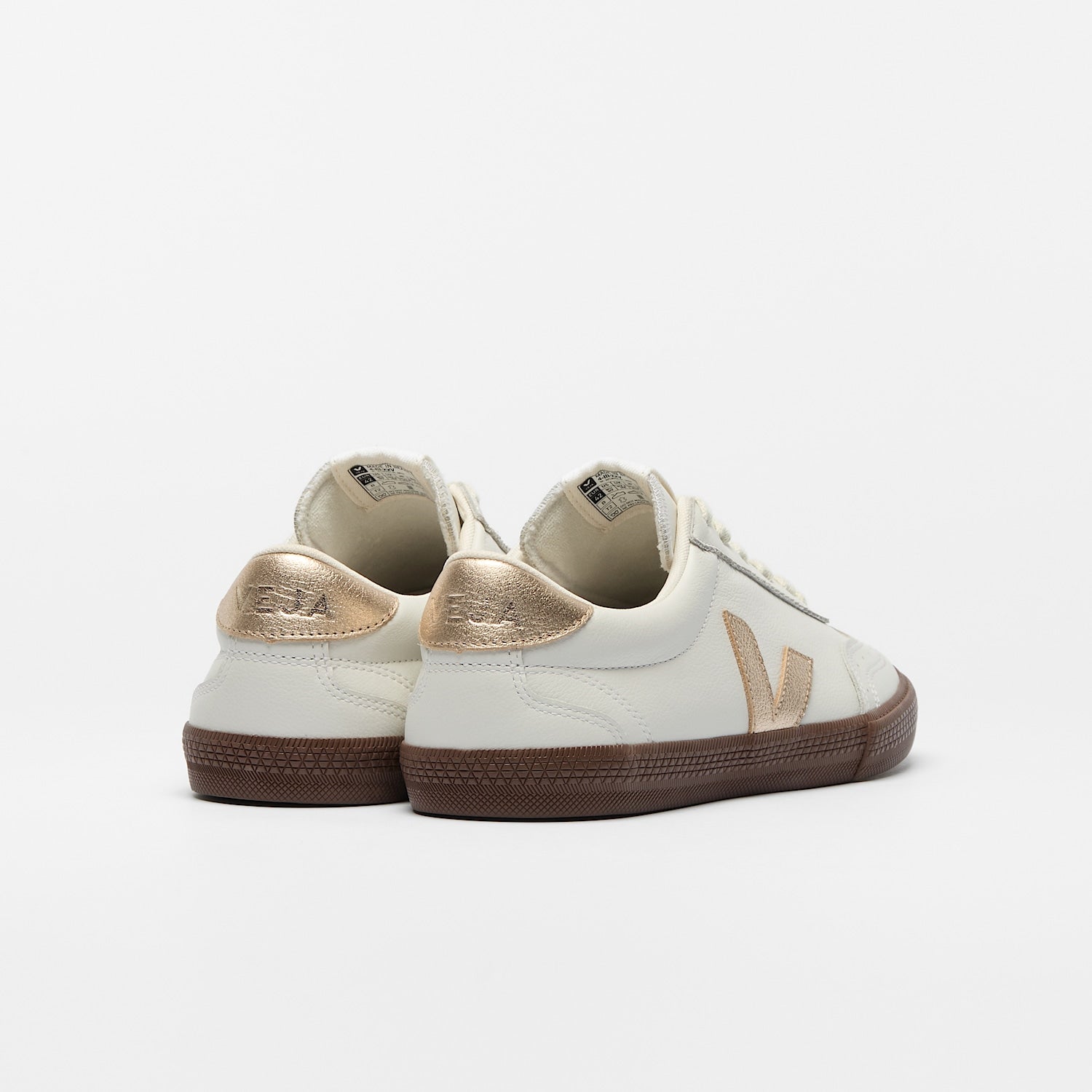 Volley O.T. Leather - White Platine Bark