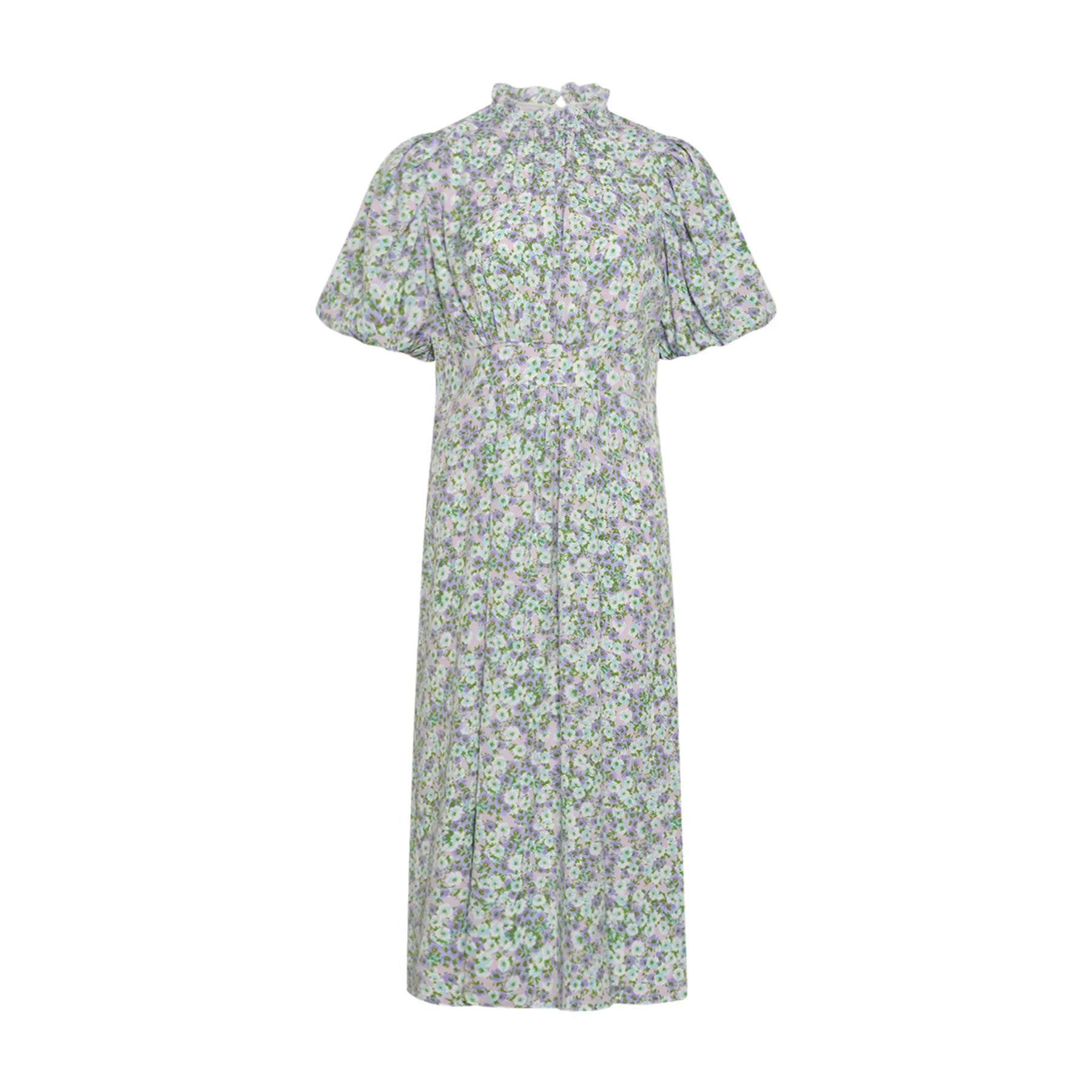 Ruth Long Dress - Lavender Flower