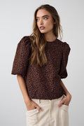 Shelly Blouse - Chocolate