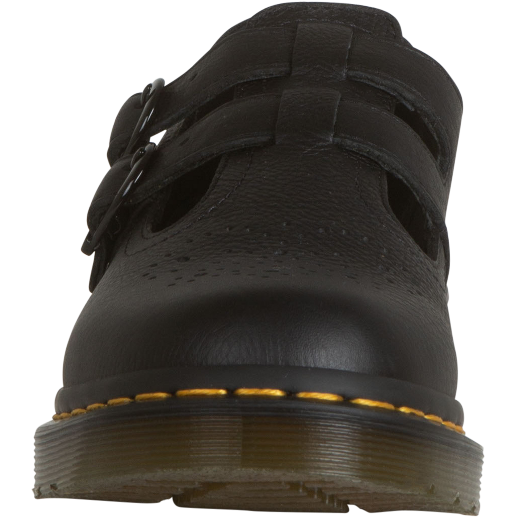 8065 Virginia Leather Mary Jane Shoes - Black Virginia