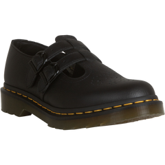 8065 Virginia Leather Mary Jane Shoes - Black Virginia