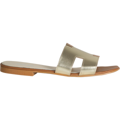 Claire Plain Leather - Gold