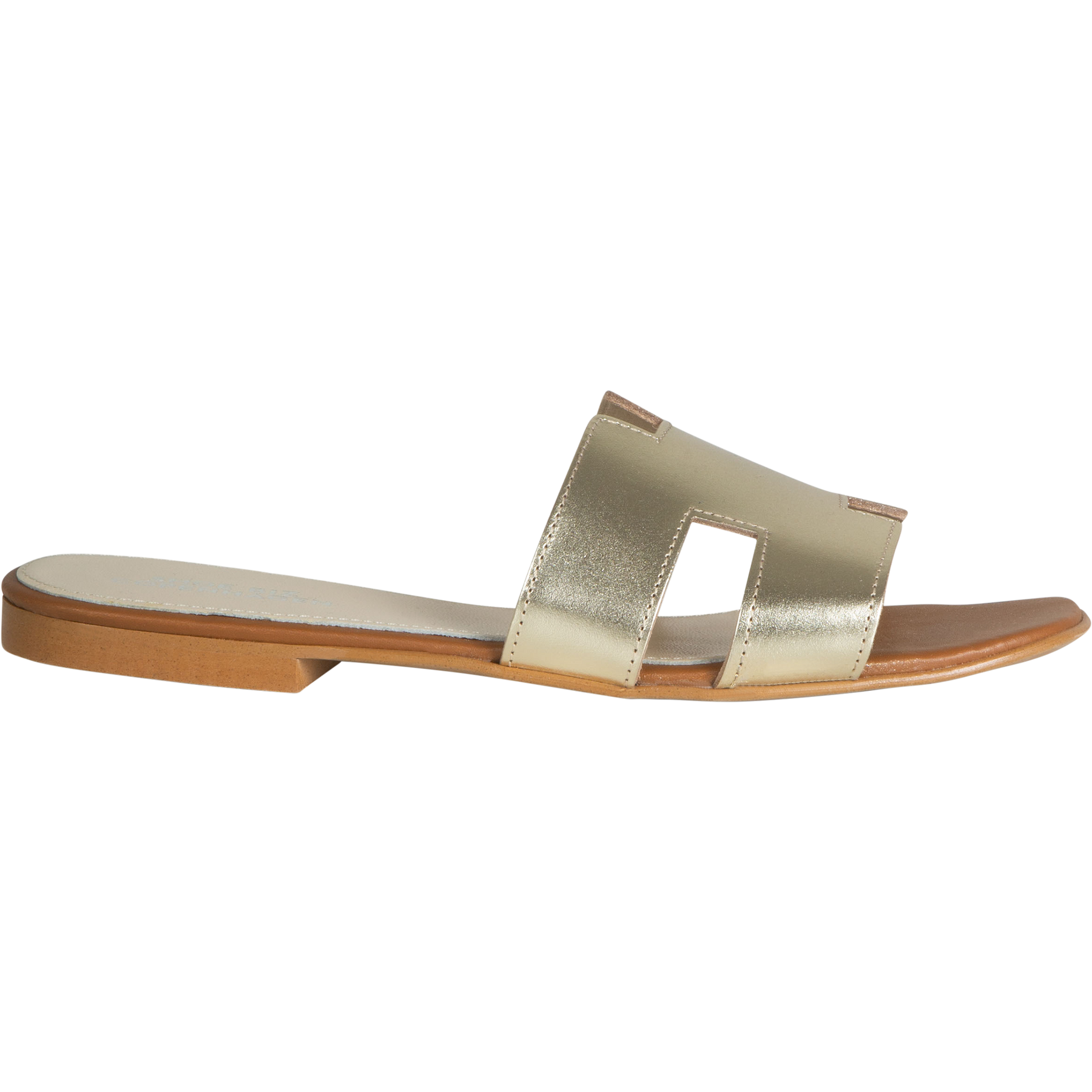 Claire Plain Leather - Gold