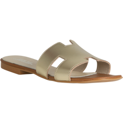 Claire Plain Leather - Gold