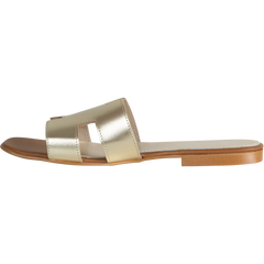 Claire Plain Leather - Gold