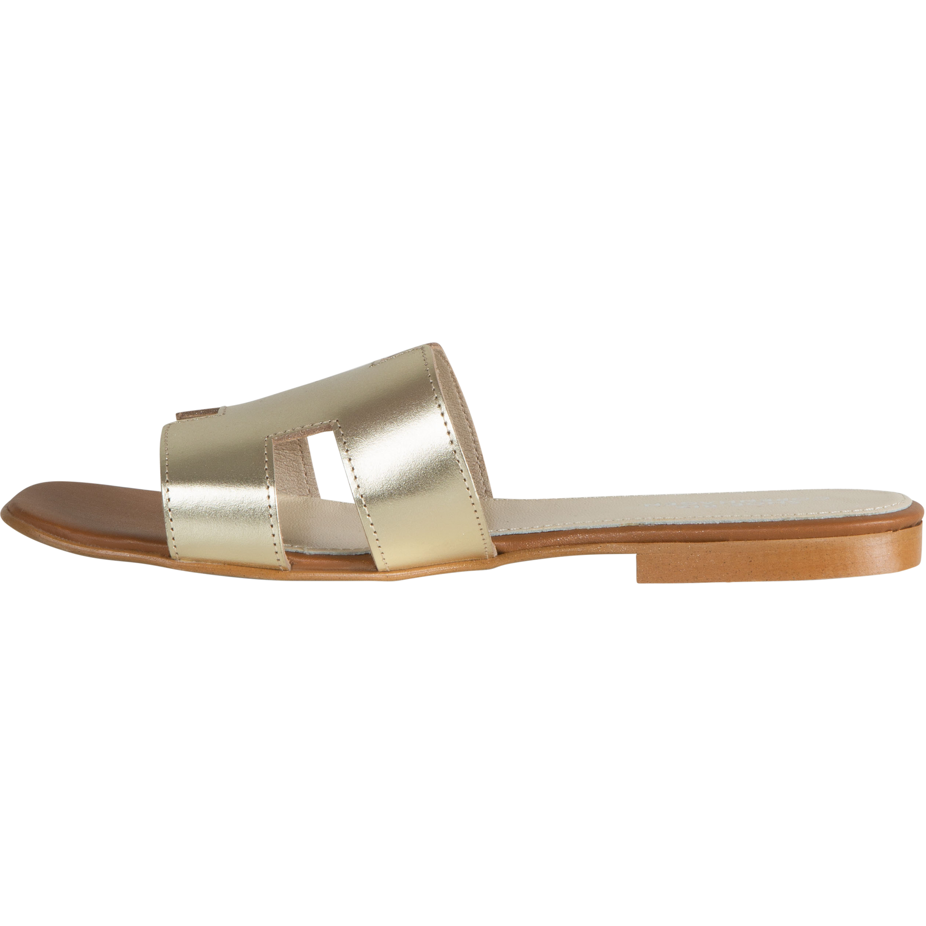 Claire Plain Leather - Gold