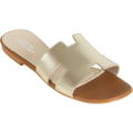 Claire Plain Leather - Gold