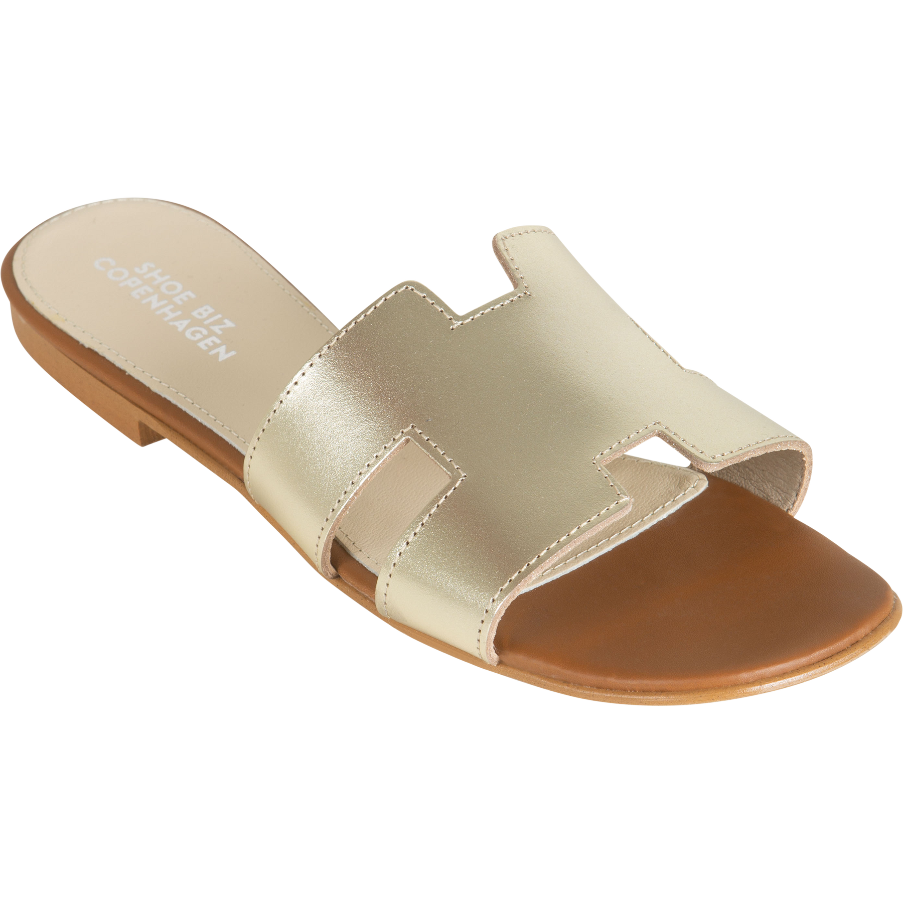 Claire Plain Leather - Gold