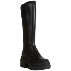 Everleigh Tall Pull On Boot - Jet Black