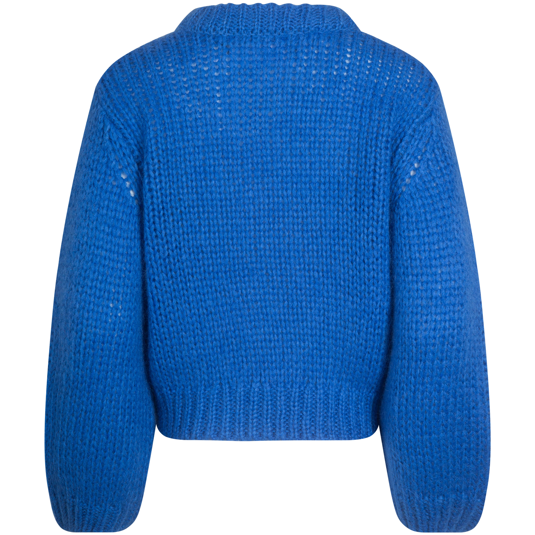 Suanne Ls Knit O-Neck - Nebulas Blue