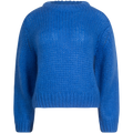 Suanne Ls Knit O-Neck - Nebulas Blue