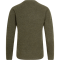 Lulu Ls Knit O-Neck - Dusky Green