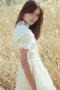 Iro Mini Lace Dress - White