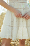 Iro Mini Lace Dress - White