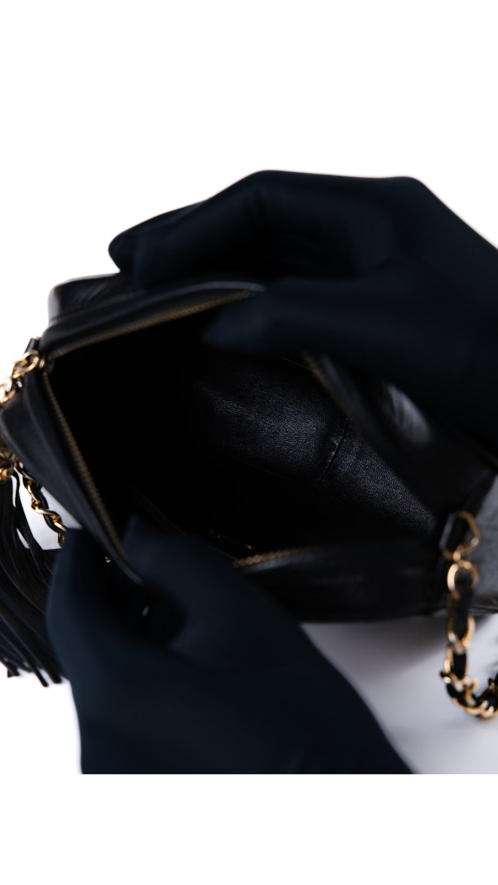 Chanel Camera Shoulder Bag - Svart