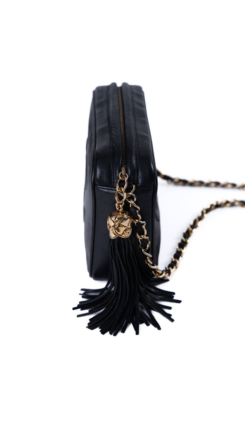 Chanel Camera Shoulder Bag - Svart