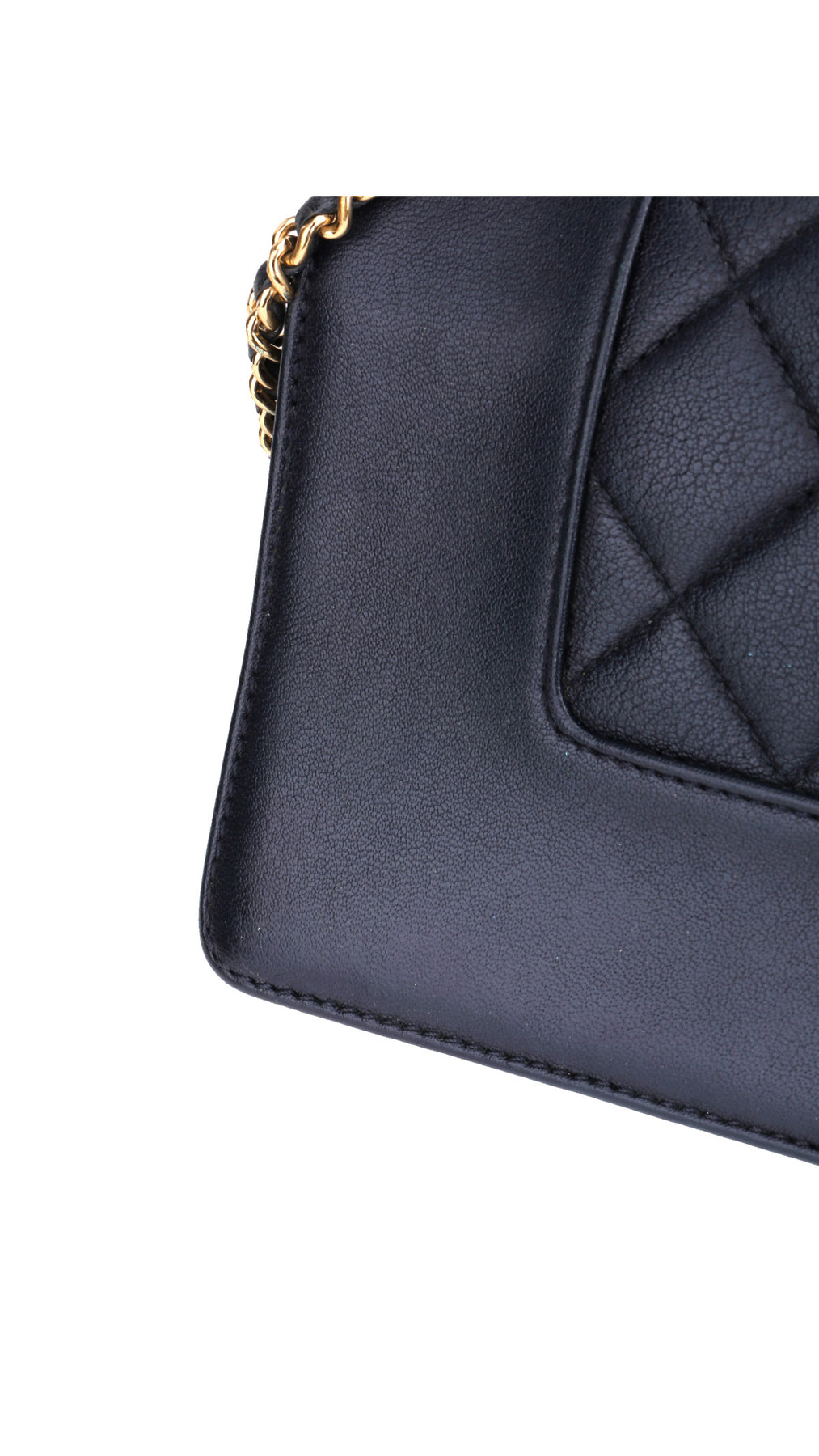 Chanel Mademoiselle Flap Bag Medium - Mörkblå