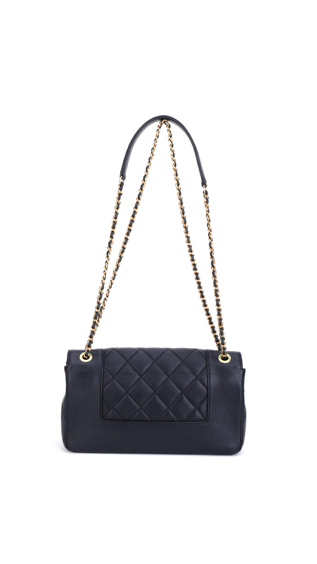 Chanel Mademoiselle Flap Bag Medium - Mörkblå